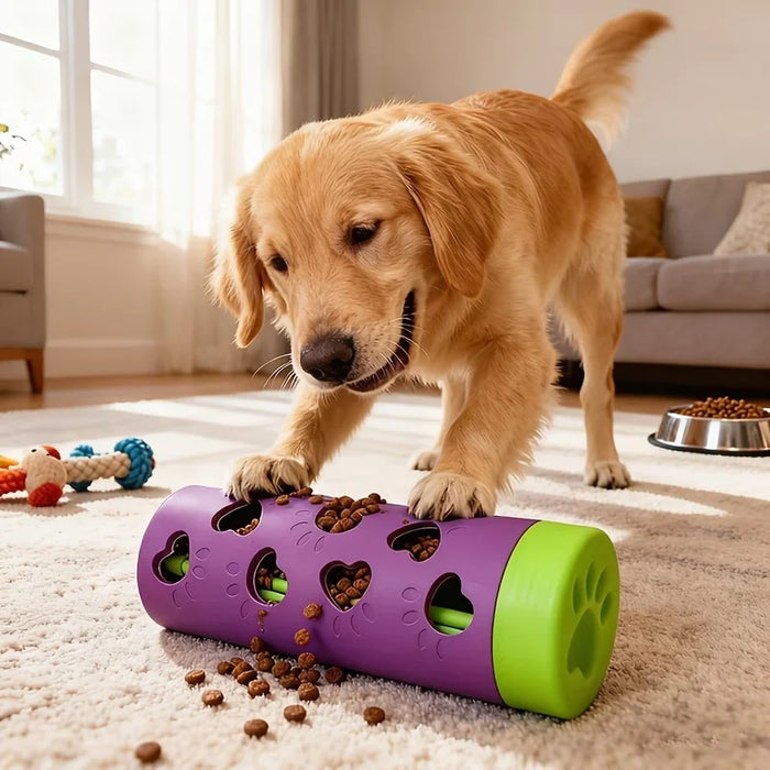 2026 Interaktiver Abnehmbarer Langsam-Fütterungsautomat für Haustiere | Bissfestes Kauspielzeug für Hunde & Katzen, für Innen- und Außenbereich