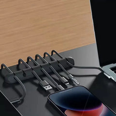 Selbstklebende Kabelhalter-Clips, Kabelmanagement, Kabel-Organizer für den Schreibtisch, USB-Ladekabel, Nachttisch, Netzkabel, Mauskabel