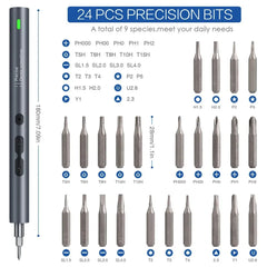 Elektroschrauber-Präzisionssets, 62-in-1-Elektrowerkzeug-Set, wiederaufladbar, kabellos, Mini, kleine magnetische Bits für Xiaomi Cell Mobile