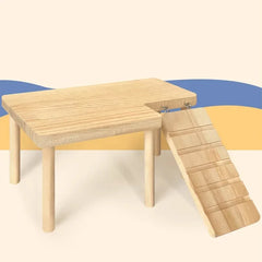Hamster Holz Leiter Plattform Sprungbrett Spielplatz Hamster Klettern Spielzeug Kleine Haustiere Treppen Spielzeug Hamster Mäuse Käfig Zubehör