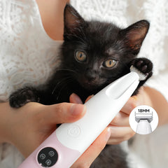 Haustier Pflege Trimmer Set – Geräuscharmer Hunde & Katzen Trimmer, Kabellos, LED & Wasserdicht