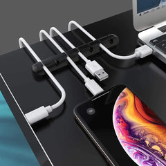 Selbstklebende Kabelhalter-Clips, Kabelmanagement, Kabel-Organizer für den Schreibtisch, USB-Ladekabel, Nachttisch, Netzkabel, Mauskabel