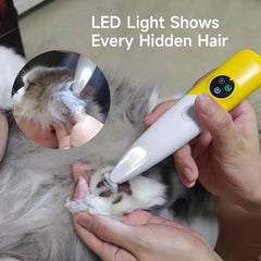 Haustier Pflege Trimmer Set – Geräuscharmer Hunde & Katzen Trimmer, Kabellos, LED & Wasserdicht
